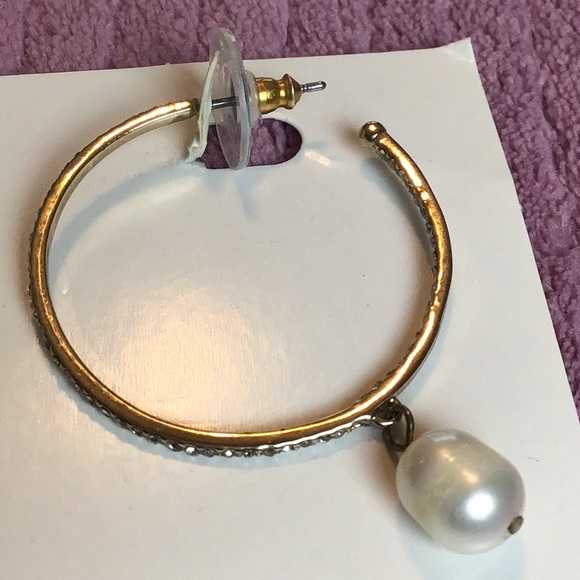 Bryan Anthony’s Charm Collection midi hoops earrings - Picture 4 of 7